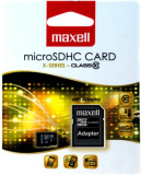 Карта памет 8GB MAXELL SD Micro Class 10 с преходник 0