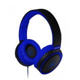 Слушалки с микрофон  Maxell B52 черно и синьо с големи наушници сгъваеми 0
